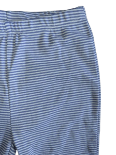 Pantalón "Carter´s" - De algodón rayado violeta con estrella verde en la cola - tienda online