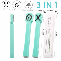 3 em 1 imã para unhas Verde água - Indie by Patty Lopes