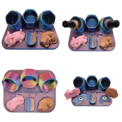 Estação de trabalho para esmaltação em 3D