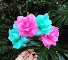 100 Vinchas de flores