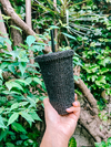 vaso strass negro