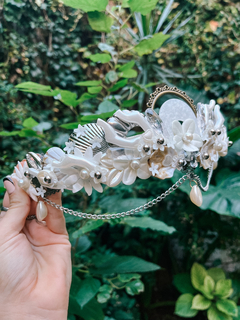Coral & Flowers Crown - comprar online