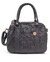 Cartera Maternal Mia Flowers Negra - comprar online