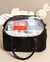 Cartera Maternal Mia Glow Negra - Mochilas Maternales Globba. Bolsos Maternales, Carteras Maternales, Bolsos Cambiadores