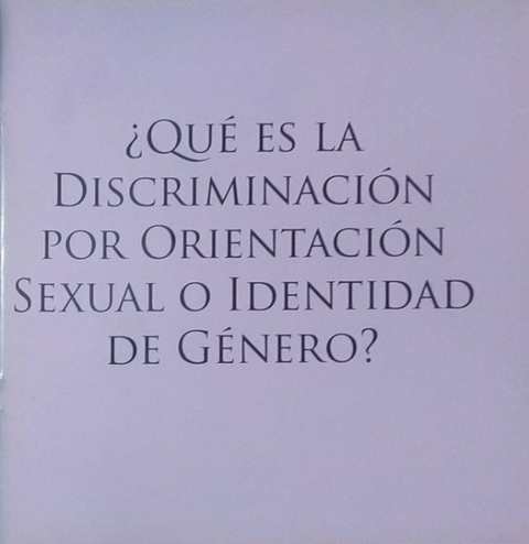 Qué es la discriminación por orientación sexual o identidad de género