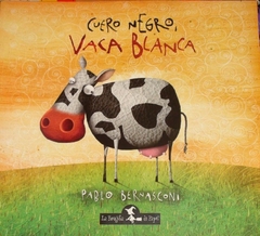 Cuero negro vaca blanca (Rústica)