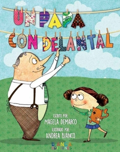 Un papá con delantal