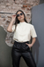 Blusa Chloé Marfil