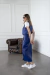 Maxi Falda Fiona Azul Francia