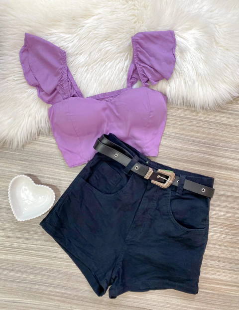 Short jeans preto Micaela