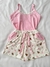 Short Doll Amélie Rosa Estampado - comprar online