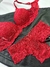 Conjunto com Bojo Sedução Vermelho - loja online
