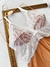 Camisola Aurora Marrom com Branco - LOLA STORE LINGERIE LTDA