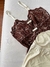 Short Doll Heryca Marfim com Marrom - loja online
