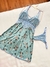 Camisola Catarina Estampada Azul - comprar online