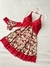 Camisola Estampada Lorraine Vermelha - LOLA STORE LINGERIE LTDA