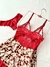 Camisola Estampada Lorraine Vermelha - loja online