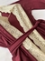 Robe Larissa Marsala com Marfim - loja online