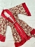 Robe Estampado Lorraine Vermelho - comprar online