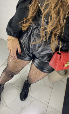 Meia Calça Arrastão - Strass na internet