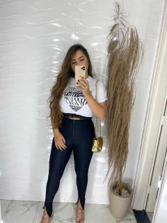 Tee Coração - Animal Print