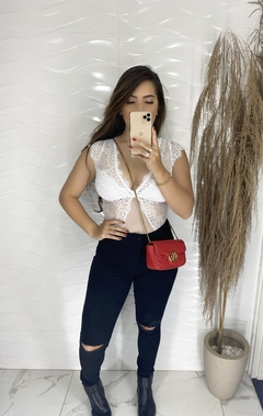 Calça Skinny - Rasgo - comprar online