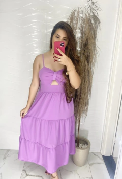 Vestido Recorte Midi- Colors na internet