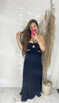 Vestido babados- Argola - comprar online