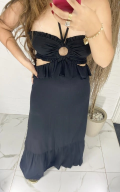 Vestido babados- Argola na internet