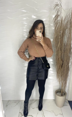 Cropped Gola Boba - Tricot - comprar online