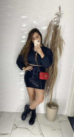 Cropped Decote- Manga Longa na internet