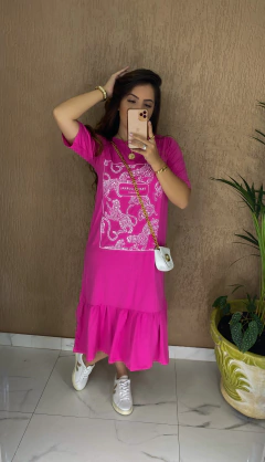 Vestido Midi - Travel Journal - comprar online