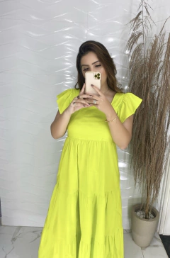 Vestido Babados- Colors - Vestorelli