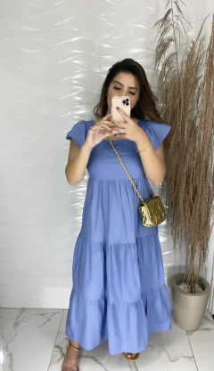 Vestido Babados- Colors - loja online