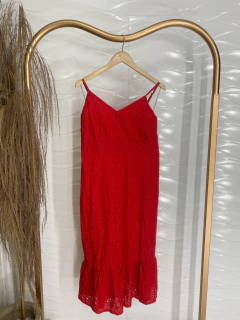 Vestido Laise- Vermelho - comprar online