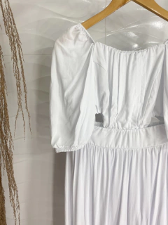 Vestido Abertura Lateral - Branco - comprar online