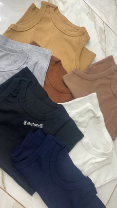 Regata Canelada Ribana - Lisa - comprar online