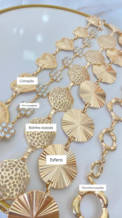 Cinto Corrente - Dourado - comprar online