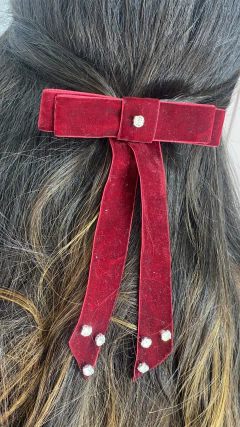 Laço Strass - Veludo - Vestorelli