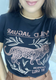 Tee Fashionista - Onça﻿ - comprar online