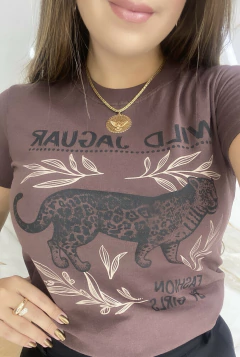 Tee Fashionista - Onça﻿ - Vestorelli