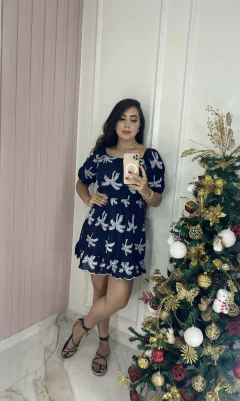 Vestido Laise Manguinha - Amarração - comprar online