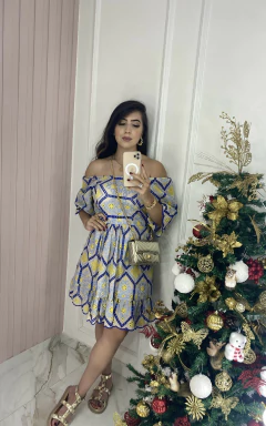 Vestido Lease Curtinho - Colors - loja online