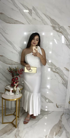 Vestido Laço Ombro - Viscose Premium na internet