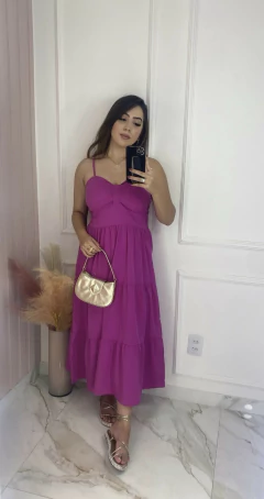 Vestido Laço - Crepe - comprar online