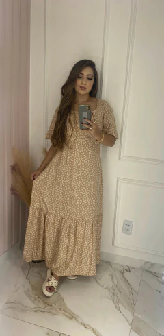 Vestido Manguinha - Floral - Vestorelli