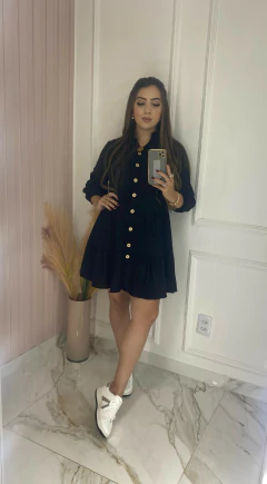 Vestido Blair Bata - Botões Linho - comprar online