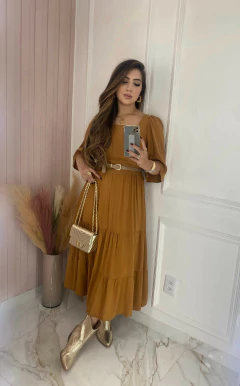 Vestido Manguinha - Texturizado - loja online