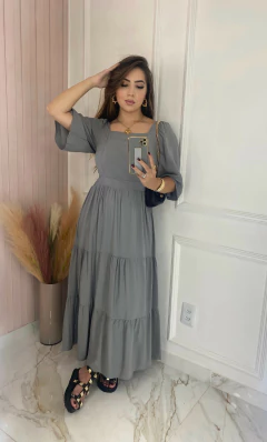 Imagem do Vestido Manguinha - Texturizado