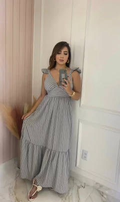 Imagem do Vestido Alça Babados - Risca de Giz